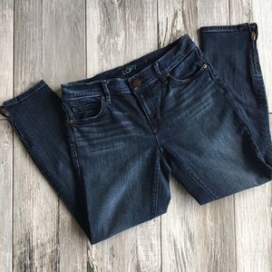 LOFT Petite Modern Skinny Ankle Jeans